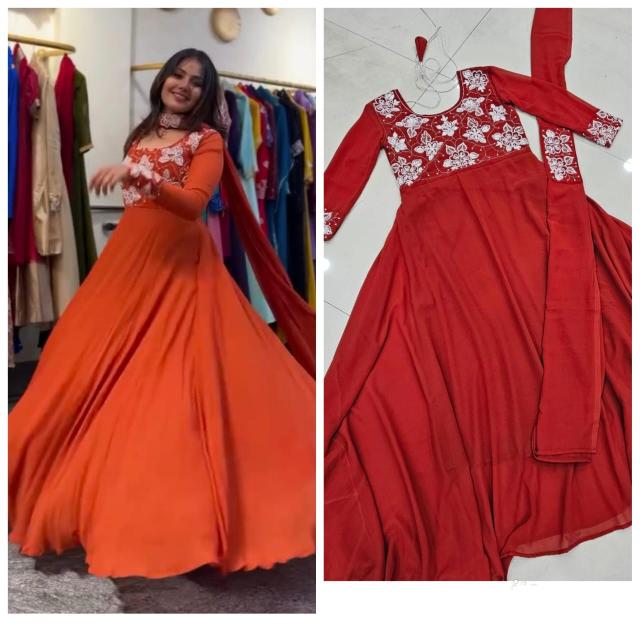 NEW LAUNCING umbrella KURTI georgette silk Wholesale kids clothing suppliers in Kolkata